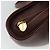 Bolso de mano CARTIER Must Line de cuero Bordeaux Gold Auth bs36622A Dorado Burdeos - vista 10