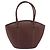 Bolso de mano CARTIER Must Line de cuero Bordeaux Gold Auth bs36622A Dorado Burdeos - vista 2