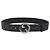 Cintura GUCCI GG Supreme Interlocking G Belt PVC 37.4"" Black 703147 Auth BA14140V