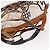 Vivienne Westwood Hand Bag Canvas Brown White Auth 195190V - view 6