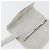 Christian Dior Trotter Canvas Roll Up Pouch White Silver Auth 192517A Silber Weiß - Ansicht 19