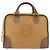 Borsa a mano LOEWE in pelle beige oro autentica bs36556 D'oro - vista 13