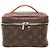 Necessaire Louis Vuitton Monogram Macassar Nice Mini marrone