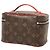 Necessaire Louis Vuitton Monogram Macassar Nice Mini marrone - vista 2