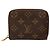 Monedero Zippy Monogram Louis Vuitton Marrón Castaño