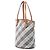 Borsa Tote Burberry Nova Check Canvas Blu - vista 2