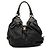 Borsa Hobo Louis Vuitton Monogram Mahina L Marrone