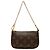 Borsa Louis Vuitton Monogram Mini Pochette Accessoires Marrone