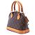Borsa Satchel Louis Vuitton Monogram Alma BB Marrone - vista 2