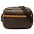 Bolsa Tiracolo Louis Vuitton Monogram Reporter PM Castanha Marrom