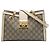 mala Gucci Small GG Supreme Padlock Bege