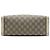 mala Gucci Small GG Supreme Padlock Bege - vista 3