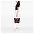 Borsa Satchel Prada Tessuto Stampato Nera Nero - vista 6