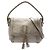 Borsa Satchel Bella con patta in vitello dorato Gucci D'oro