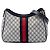 Borsa a tracolla Gucci GG Supreme Web Beige
