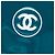Borsa a tracolla Chanel CC Patent Wallet On Chain Blu - vista 5