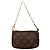Borsa Louis Vuitton Monogram Mini Pochette Accessoires Marrone