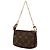 Borsa Louis Vuitton Monogram Mini Pochette Accessoires Marrone - vista 2