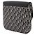 Borsa Clutch Saddle A4 in tela Dior Oblique e pelle blu - vista 2