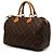Borsa Boston Louis Vuitton Monogram Speedy 30 Marrone - vista 2