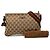 Borsa a tracolla Gucci GG Canvas Web beige - vista 7