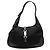 Borsa a tracolla Jackie Gucci in nylon nero