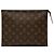 Borsa pochette Louis Vuitton Monogram marrone Toiletry Pouch 26