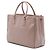 Borsa Tote Prada Large Saffiano Lux Galleria Double Zip Marrone - vista 2