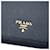 Borsa a tracolla Prada Saffiano Lux Wallet On Chain Blu - vista 5