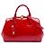 Borsa Satchel Louis Vuitton Monogram Vernis Santa Monica Rossa Rosso