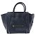 Céline Borsa a mano CELINE Luggage Micro in pelle blu navy