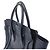Céline Borsa a mano CELINE Luggage Micro in pelle blu navy - vista 5