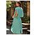 Roland Mouret Vestido Midi de Seda Drapeado Verde Menta Verde claro - vista 5