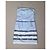 Burberry London Vestido de Algodón a Rayas Blanco Azul - vista 3