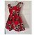 Miu Miu Vestido de algodón estampado floral rojo Castaño Blanco Roja Azul - vista 2
