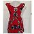 Miu Miu Vestido de algodón estampado floral rojo Castaño Blanco Roja Azul - vista 3