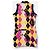 Vestido mini polo de golfe sem mangas com logo Argyle e cinto Dior by Galliano AW04 Amarelo - vista 2