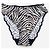 Conjunto de Bikini Estampado de Cebra Dior by Galliano 2000s Negro - vista 4