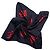 Dior by Galliano SS02 Chiffon Halstuch mit ‘Gothic’ Logo Schwarz