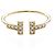 Tiffany & Co Anello Tiffany T-wire in Oro Rosa con Diamanti D'oro