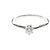 Tiffany & Co Tiffany Solitär-Diamantband Ring Silber