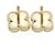 Van Cleef & Arpels Sweet Alhambra Onyx Stud Earrings Golden  - view 7