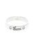 Gucci Icon Print Ring mit Diamanten Silber