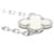 Van Cleef & Arpels Vintage Alhambra Bracelet in White Gold with Mother of Pearl Charm Silvery  - view 3