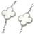 Van Cleef & Arpels Vintage Alhambra Bracelet in White Gold with Mother of Pearl Charm Silvery  - view 6