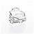 Hermès Hermes Chaine d'Ancre Enchainée Double Ring Argento - vista 2