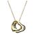 Tiffany & Co Collana Tiffany Open Heart Double Argento D'oro