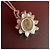 Collana Alexander McQueen con pendente teschio e fiore in argento - vista 6