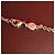 Collana Alexander McQueen con pendente teschio e fiore in argento - vista 8