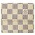Cartera bi-fold para mujer Louis Vuitton Damier Azur Blanco - vista 2